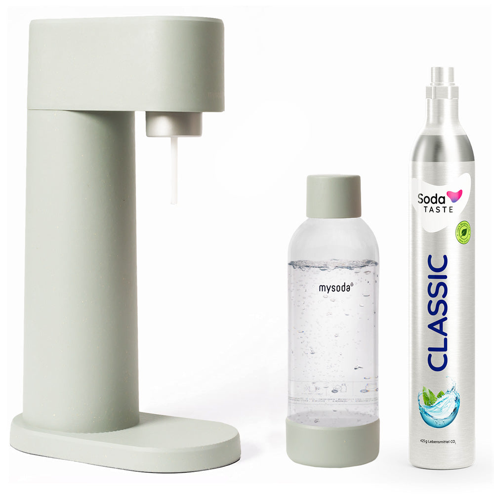 Mysoda Woody Wassersprudler aus Biokomposit - Basispaket