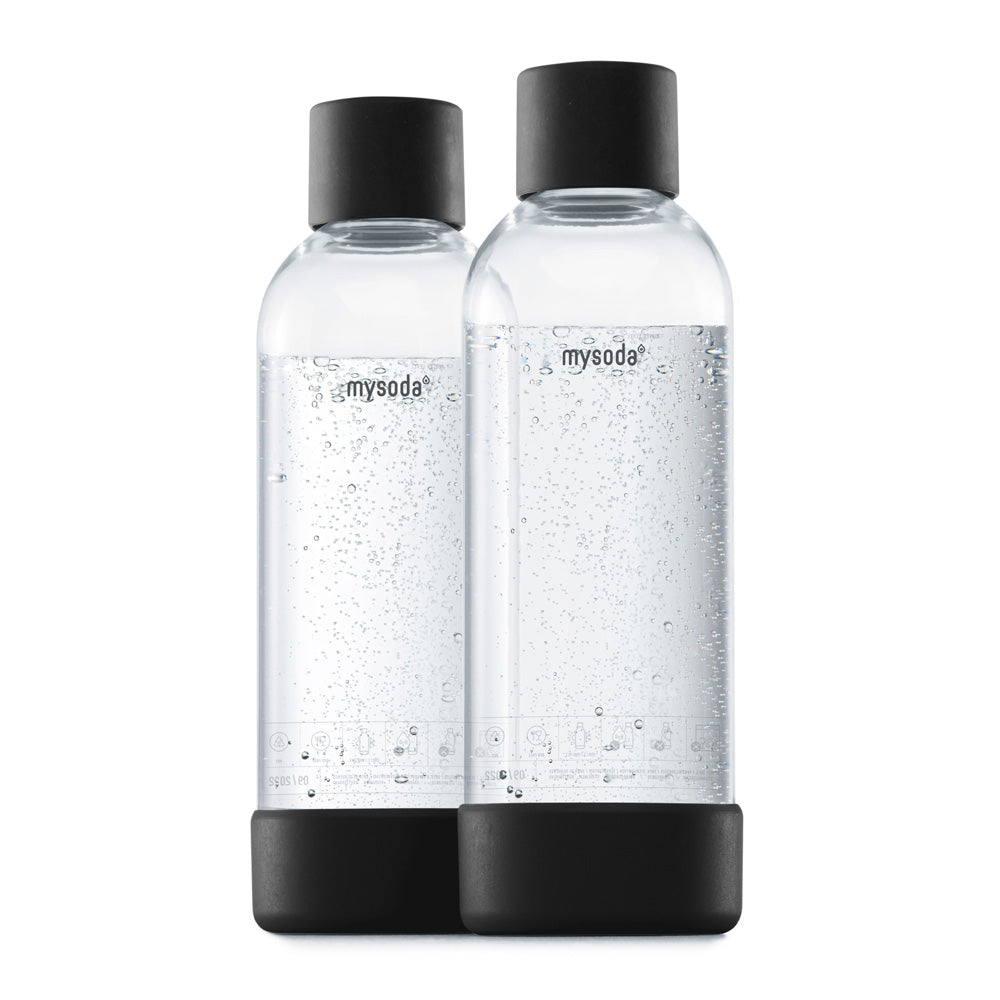 Mysoda water bottles made of biok composite (1 liter)