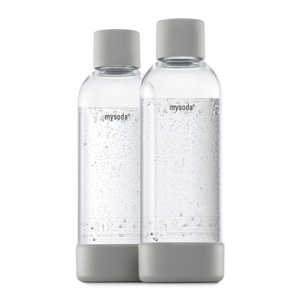 Mysoda water bottles made of biok composite (1 liter)