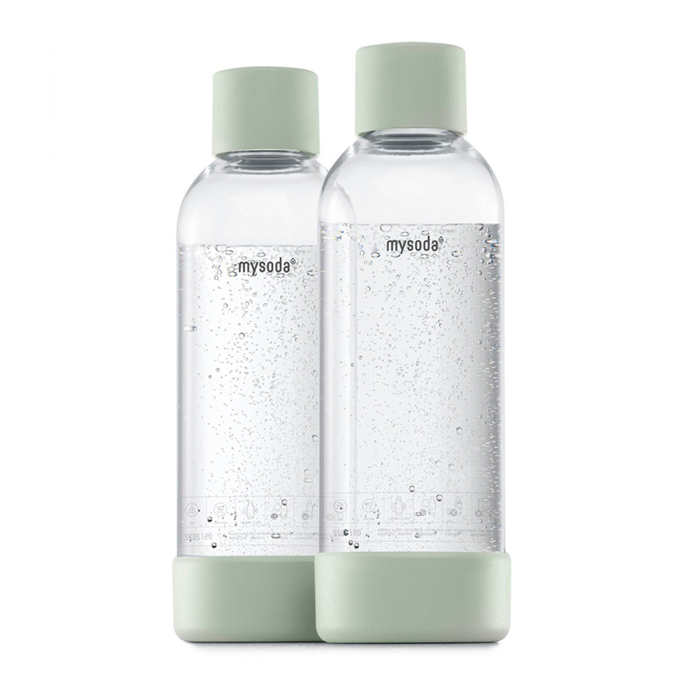 Mysoda water bottles made of biok composite (1 liter)