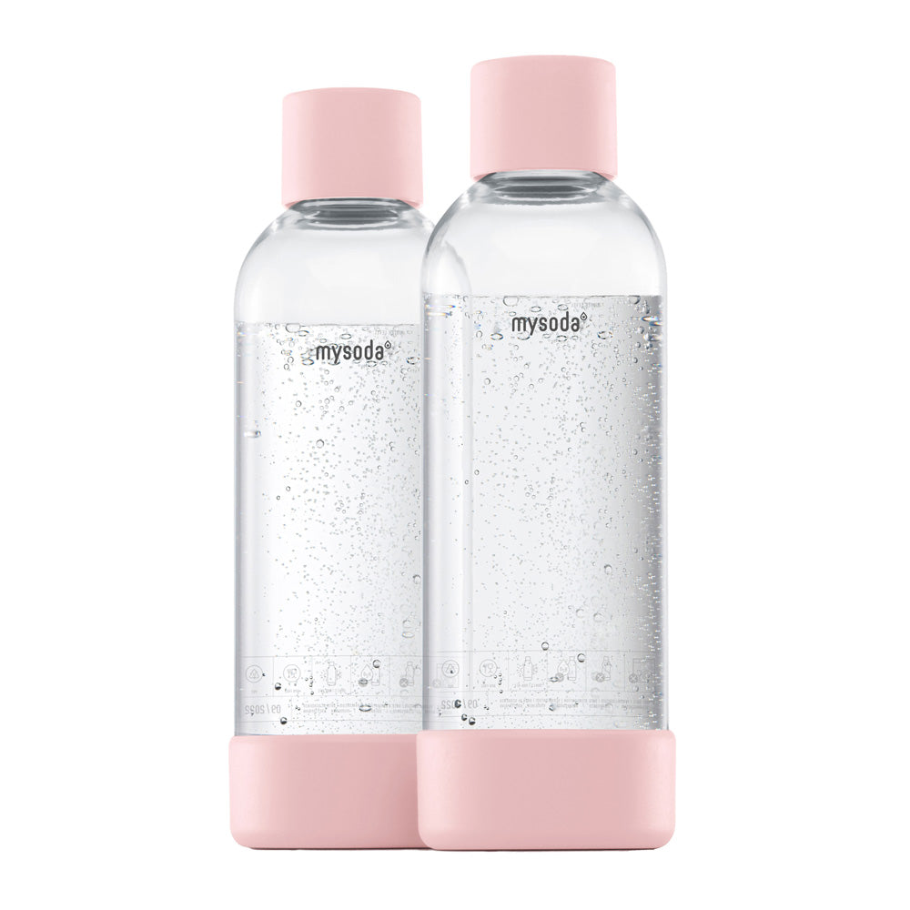 Mysoda water bottles made of biok composite (1 liter)