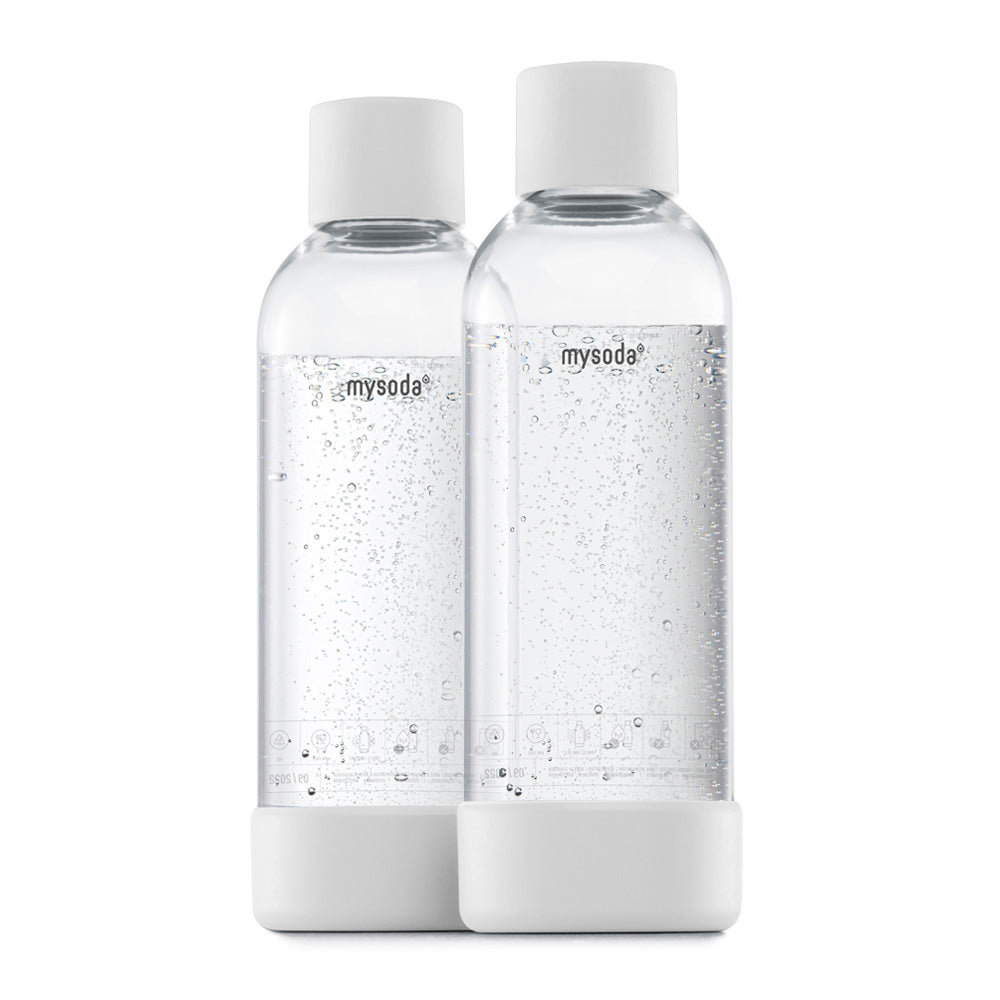 Mysoda water bottles made of biok composite (1 liter)
