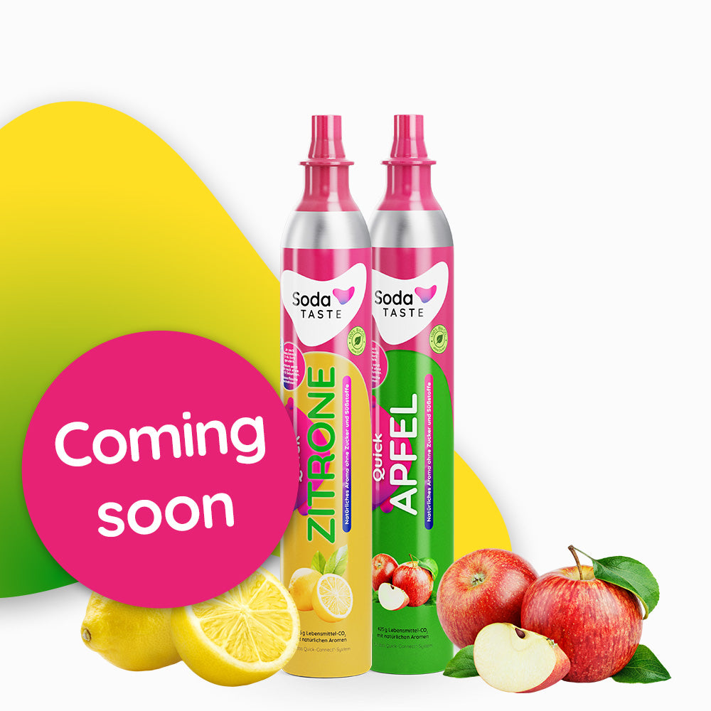 Quick Zitrone & Apfel Testkit für Sodastream (Tauschzylinder)