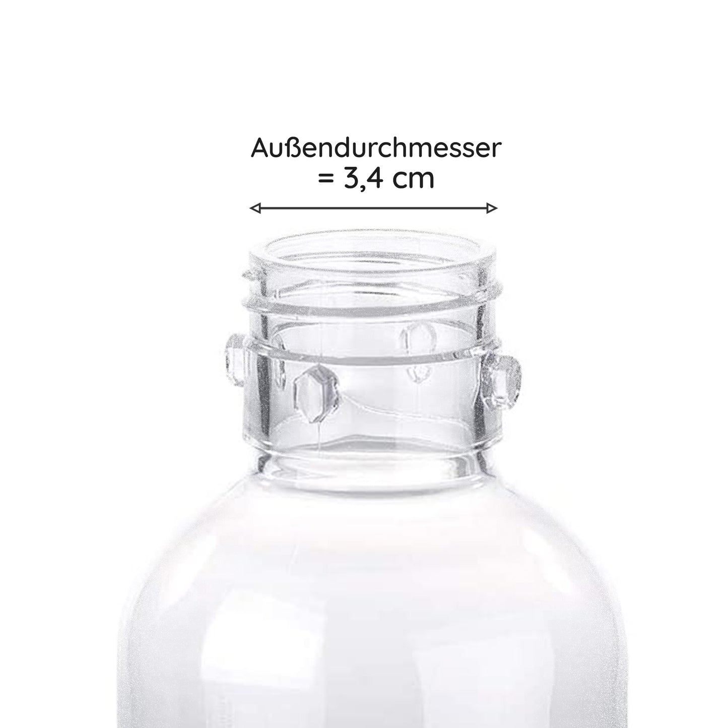 SodaTASTE Wasserflaschen - Doppelpack, je 1 Liter