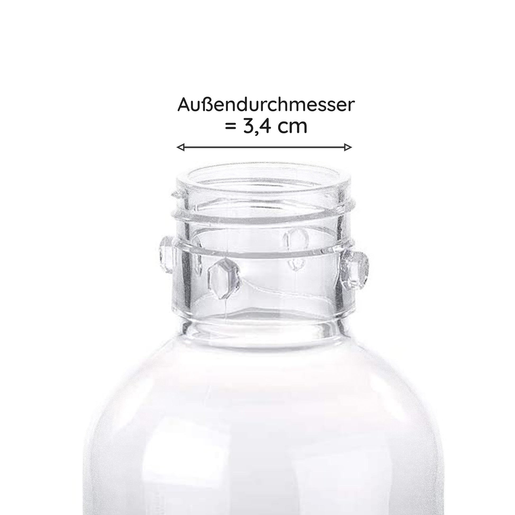 Mysoda vattenflaskor gjorda av Biok Composite (0,5 liter)