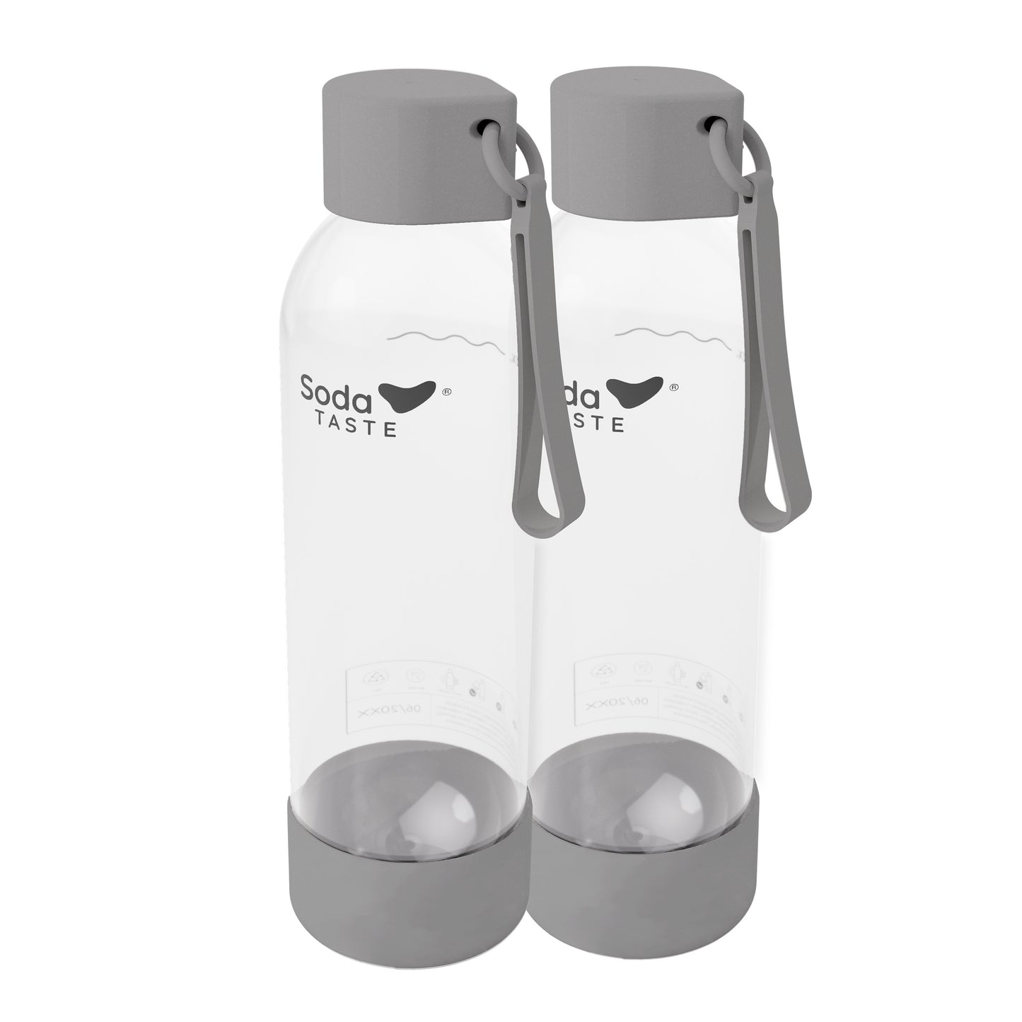 SodaTASTE Wasserflaschen - Doppelpack, je 1 Liter