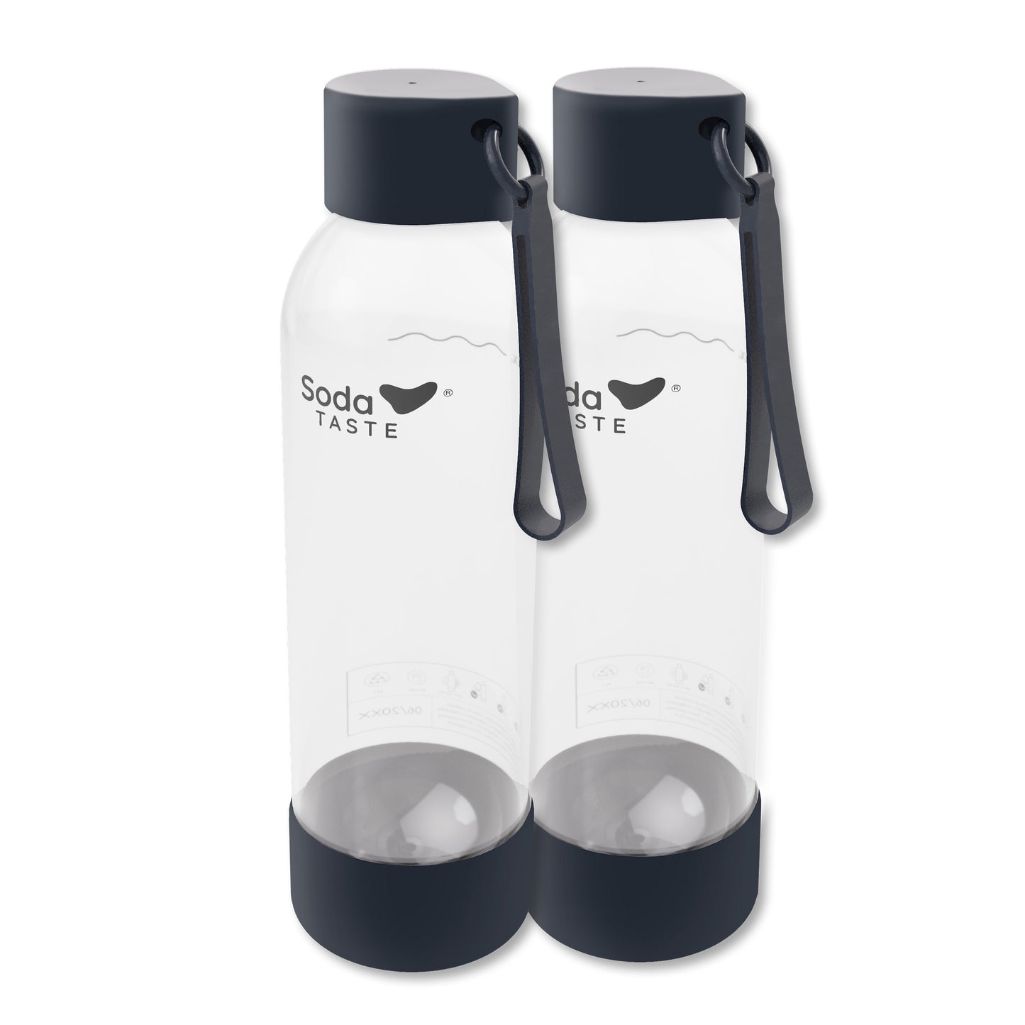 SodaTASTE Wasserflaschen - Doppelpack, je 1 Liter
